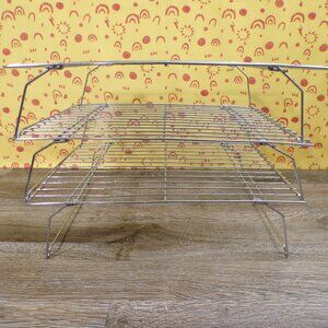 Baking Rack Set of 3 Stainless-Steel Rectangle Stackable Baking Racks 14"x10"